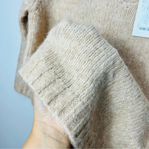 Kaffe KAalioma Smoke Gray Pullover sweater Wool Blend women size M - Picture 14 of 15